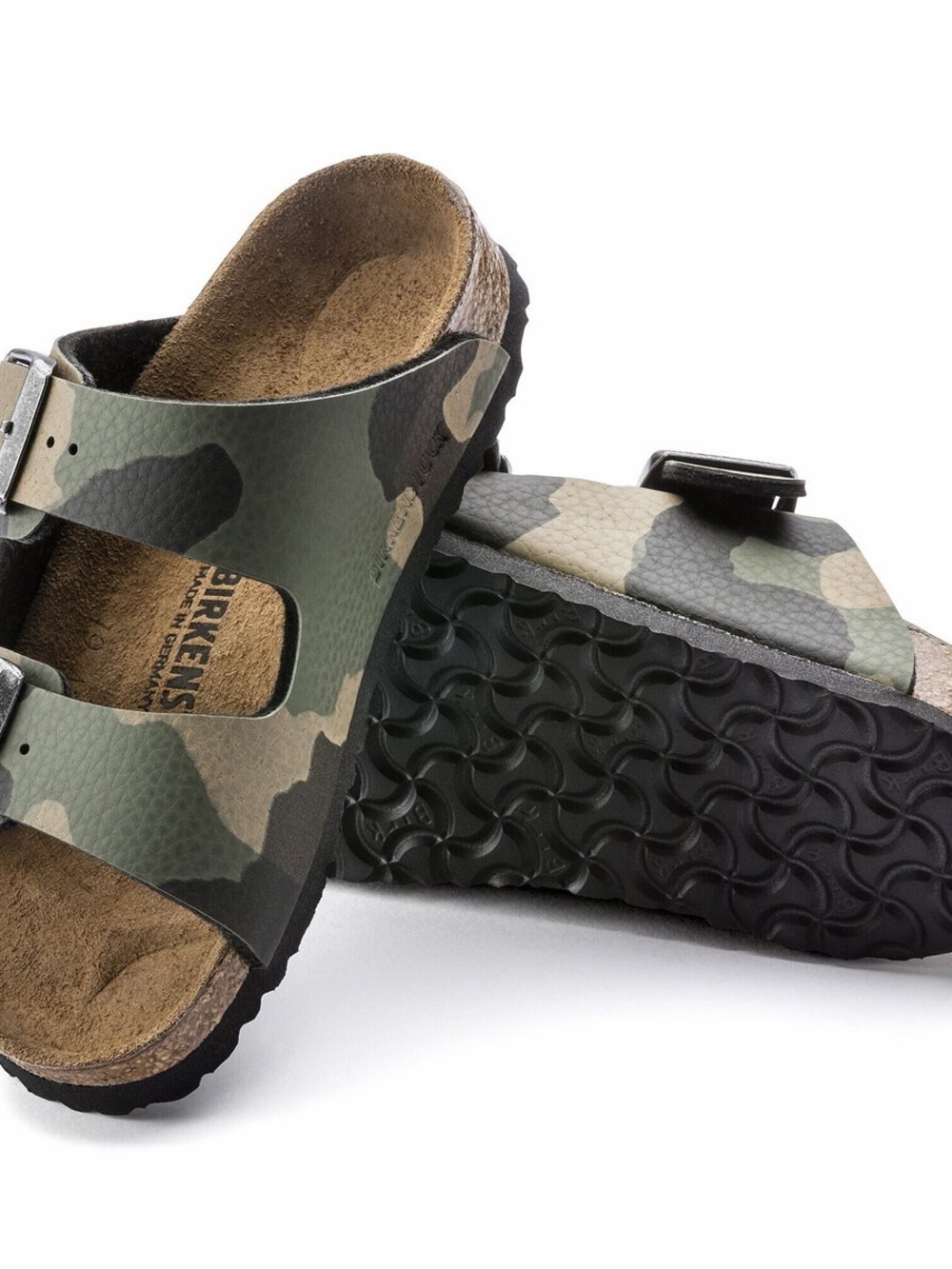 Birkenstock Arizona Kids Desert Soil Camo Khaki Sandals EU 33 NWOT